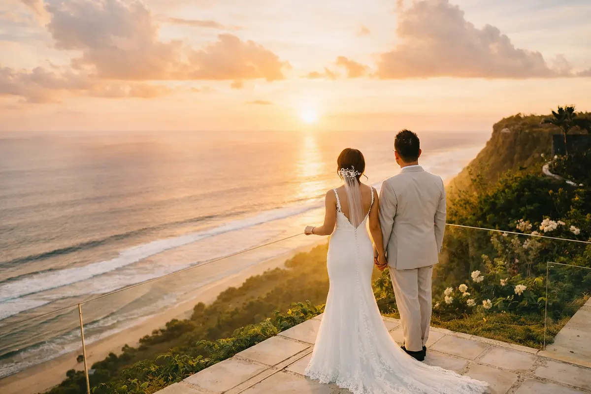 clifftop villa plenilunio wedding