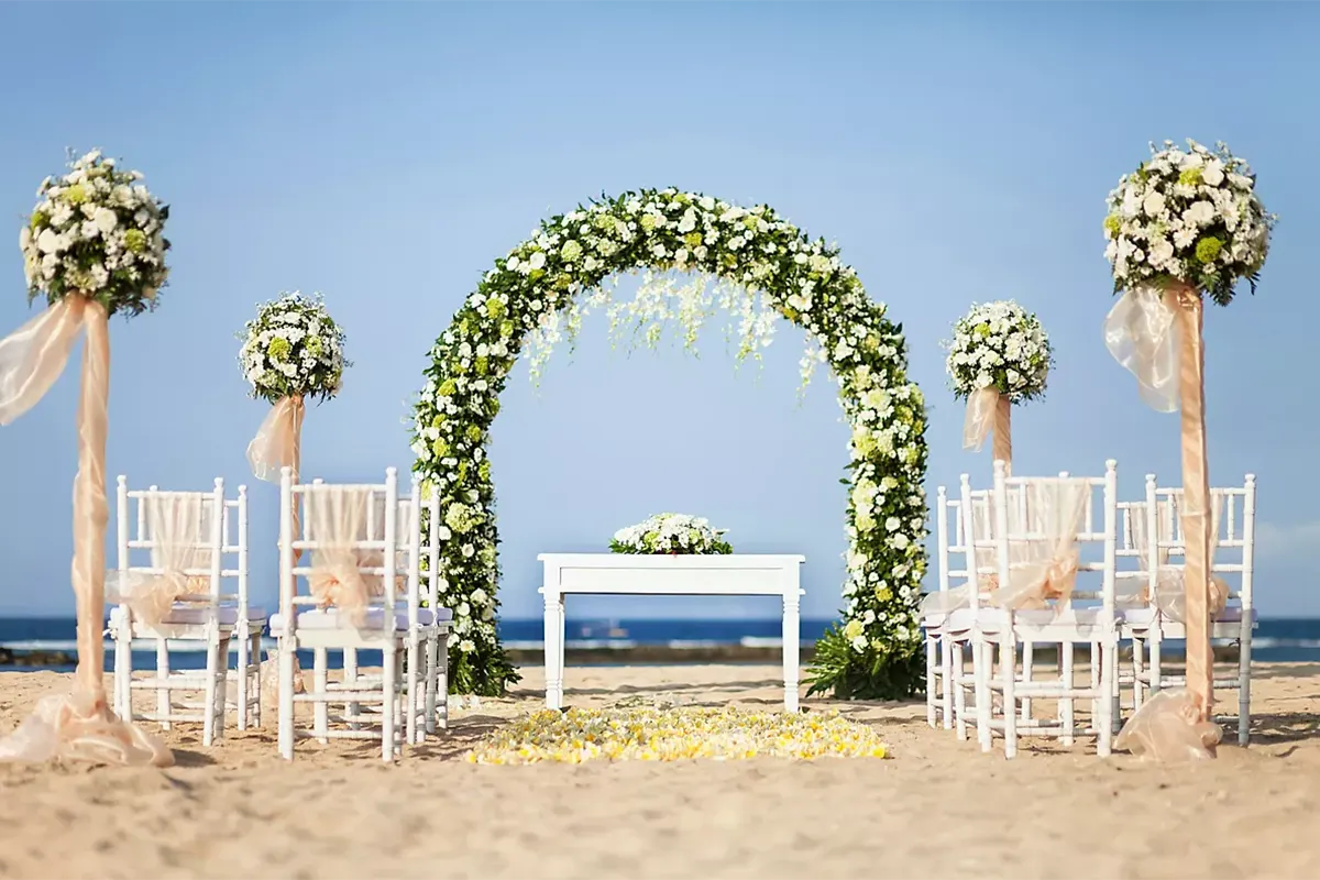 beachfront wedding venue sofite nusa dua