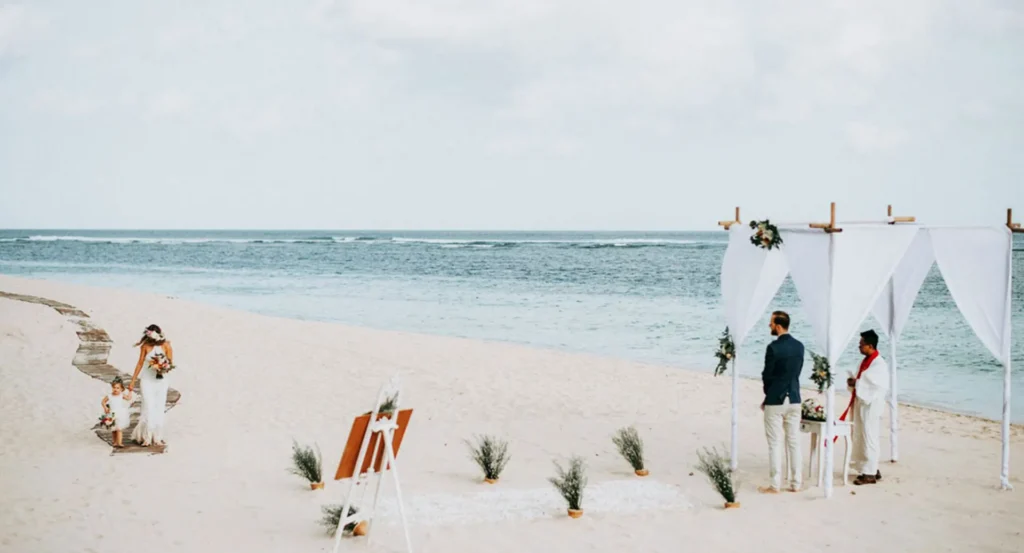 samabe beach wedding