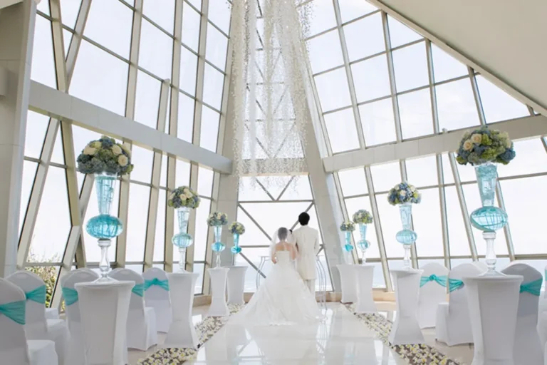 samabe chapel wedding deco