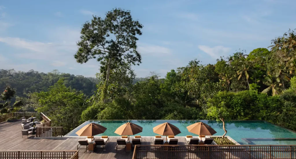 anantara ubud pool view