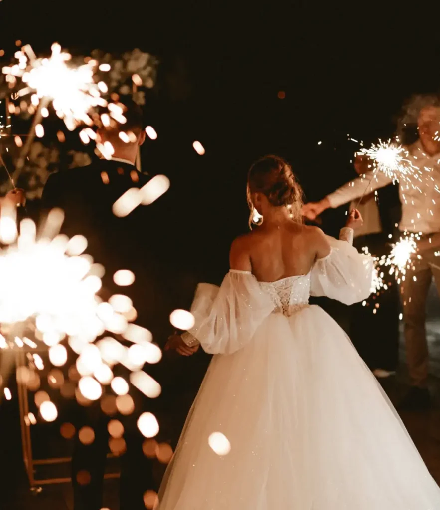 wedding fireworks